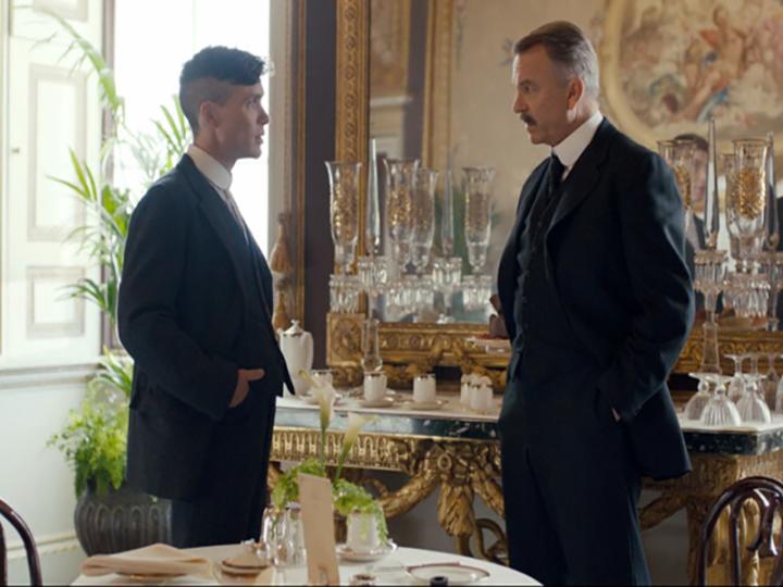 Filming at Newby Hall