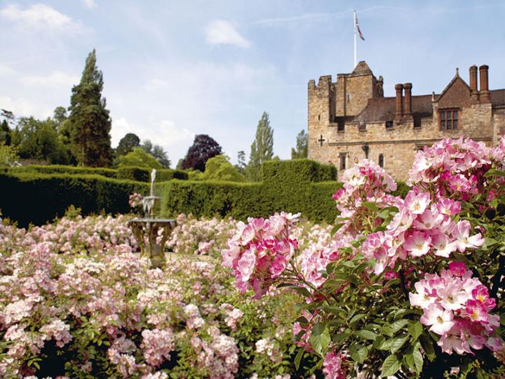 Hever Castle in the summer